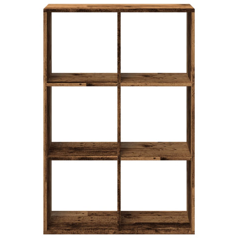 vidaXL Room Divider Bookcase Old Wood 69.5x29x103.5 cm Engineered Wood