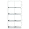 vidaXL Room Divider Bookcase White 69.5x29x137.5 cm Engineered Wood