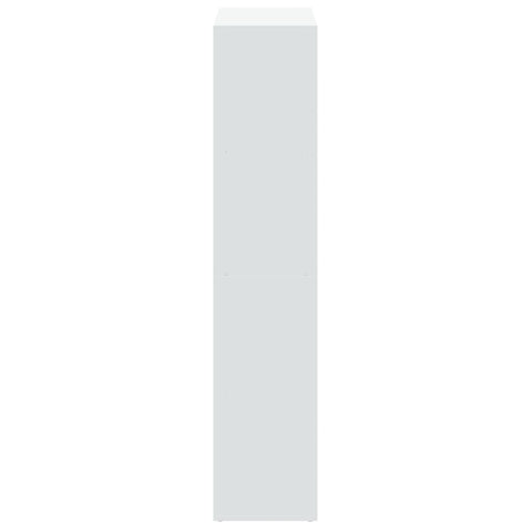 vidaXL Room Divider Bookcase White 69.5x29x137.5 cm Engineered Wood
