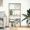 vidaXL Room Divider Bookcase Sonoma Oak 69.5x29x137.5 cm Engineered Wood