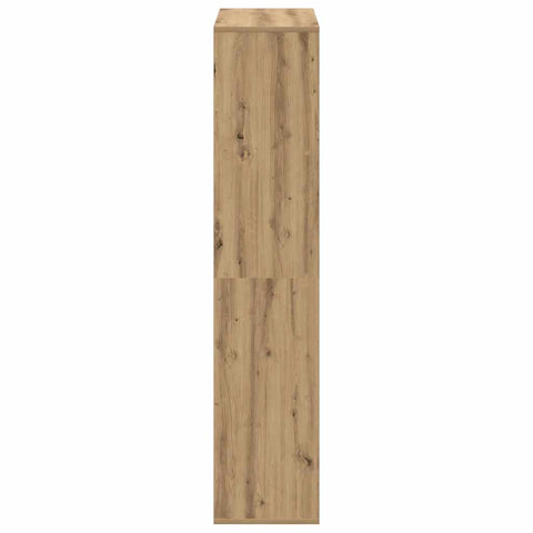 vidaXL Room Divider Bookcase Artisan Oak 69.5x29x137.5 cm Engineered Wood