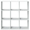 vidaXL Room Divider Bookcase White 102x29x103.5 cm Engineered Wood
