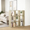 vidaXL Room Divider Bookcase Sonoma Oak 102x29x103.5 cm Engineered Wood