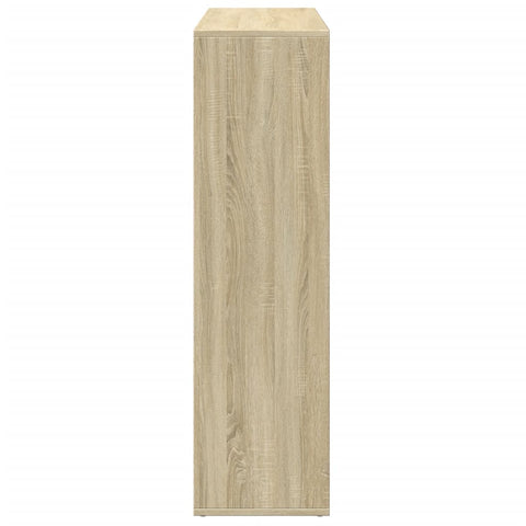 vidaXL Room Divider Bookcase Sonoma Oak 102x29x103.5 cm Engineered Wood