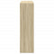 vidaXL Room Divider Bookcase Sonoma Oak 102x29x103.5 cm Engineered Wood
