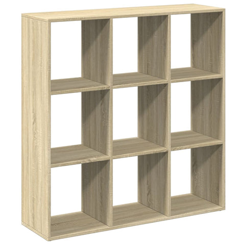 vidaXL Room Divider Bookcase Sonoma Oak 102x29x103.5 cm Engineered Wood