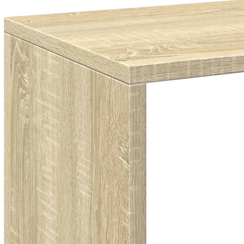vidaXL Room Divider Bookcase Sonoma Oak 102x29x103.5 cm Engineered Wood