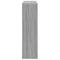 vidaXL Room Divider Bookcase Grey Sonoma 102x29x103.5 cm Engineered Wood