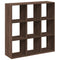 vidaXL Room Divider Bookcase Brown Oak 102x29x103.5 cm Engineered Wood