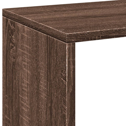 vidaXL Room Divider Bookcase Brown Oak 102x29x103.5 cm Engineered Wood