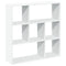 vidaXL Room Divider Bookcase White 102x29x103.5 cm Engineered Wood