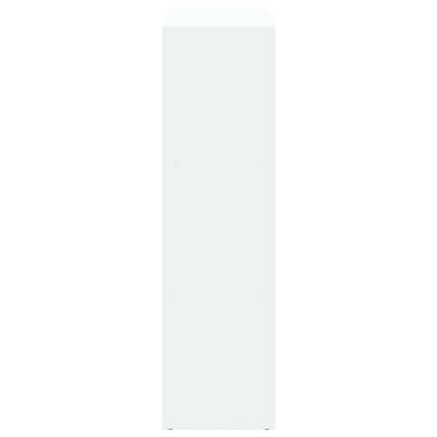vidaXL Room Divider Bookcase White 102x29x103.5 cm Engineered Wood