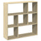 vidaXL Room Divider Bookcase Sonoma Oak 102x29x103.5 cm Engineered Wood