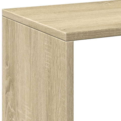vidaXL Room Divider Bookcase Sonoma Oak 102x29x103.5 cm Engineered Wood