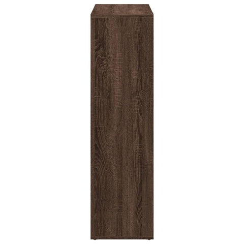 vidaXL Room Divider Bookcase Brown Oak 102x29x103.5 cm Engineered Wood