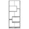 vidaXL Room Divider Bookcase Grey Sonoma 67x25x161.5 cm Engineered Wood