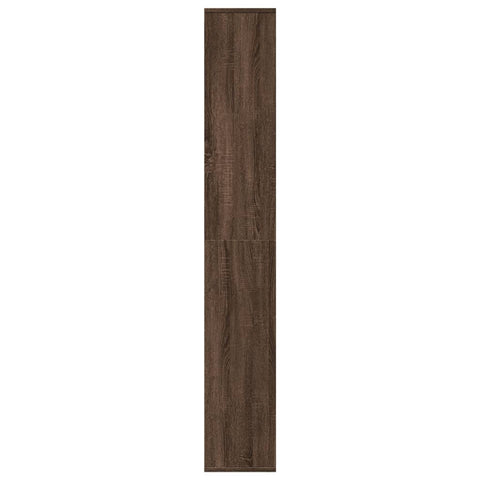 vidaXL Room Divider Bookcase Brown Oak 67x25x161.5 cm Engineered Wood