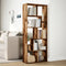 vidaXL Room Divider Bookcase Old Wood 67x25x161.5 cm Engineered Wood