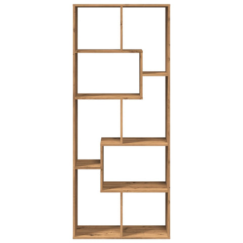 vidaXL Room Divider Bookcase Artisan Oak 67x25x161.5 cm Engineered Wood