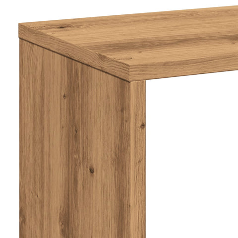 vidaXL Room Divider Bookcase Artisan Oak 67x25x161.5 cm Engineered Wood