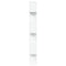 vidaXL Room Divider Bookcase 6-Tier White 70x24x193 cm Engineered Wood