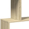 vidaXL Room Divider Bookcase 6-Tier Sonoma Oak 70x24x193 cm Engineered Wood