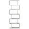 vidaXL Room Divider Bookcase 6-Tier Concrete Grey 70x24x193 cm Engineered Wood