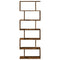 vidaXL Room Divider Bookcase 6-Tier Smoked Oak 70x24x193 cm Engineered Wood