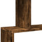 vidaXL Room Divider Bookcase 6-Tier Smoked Oak 70x24x193 cm Engineered Wood