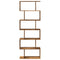 vidaXL Room Divider Bookcase 6-Tier Old Wood 70x24x193 cm Engineered Wood