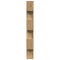 vidaXL Room Divider Bookcase 6-Tier Artisan Oak 70x24x193 cm Engineered Wood