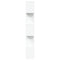 vidaXL Room Divider Bookcase 5-Tier White 70x24x161 cm Engineered Wood