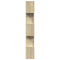 vidaXL Room Divider Bookcase 5-Tier Sonoma Oak 70x24x161 cm Engineered Wood