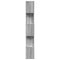 vidaXL Room Divider Bookcase 5-Tier Grey Sonoma 70x24x161 cm Engineered Wood