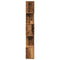 vidaXL Room Divider Bookcase 5-Tier Old Wood 70x24x161 cm Engineered Wood
