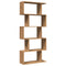 vidaXL Room Divider Bookcase 5-Tier Artisan Oak 70x24x161 cm Engineered Wood