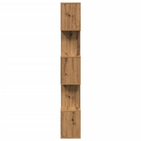 vidaXL Room Divider Bookcase 5-Tier Artisan Oak 70x24x161 cm Engineered Wood