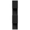 vidaXL Room Divider Bookcase 4-Tier Black 70x24x129 cm Engineered Wood