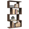 vidaXL Room Divider Bookcase 4-Tier Brown Oak 70x24x129 cm Engineered Wood