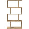 vidaXL Room Divider Bookcase 4-Tier Artisan Oak 70x24x129 cm Engineered Wood