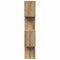 vidaXL Room Divider Bookcase 4-Tier Artisan Oak 70x24x129 cm Engineered Wood