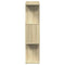 vidaXL Room Divider Bookcase 3-Tier Sonoma Oak 70x24x97 cm Engineered Wood