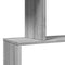 vidaXL Room Divider Bookcase 3-Tier Grey Sonoma 70x24x97 cm Engineered Wood