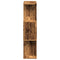 vidaXL Room Divider Bookcase 3-Tier Old Wood 70x24x97 cm Engineered Wood