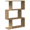 vidaXL Room Divider Bookcase 3-Tier Artisan Oak 70x24x97 cm Engineered Wood