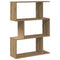 vidaXL Room Divider Bookcase 3-Tier Artisan Oak 70x24x97 cm Engineered Wood
