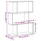 vidaXL Room Divider Bookcase 3-Tier Artisan Oak 70x24x97 cm Engineered Wood