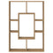 vidaXL Bookcase Artisian Oak 63x20x90 cm Engineered Wood