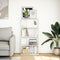 vidaXL Bookcase White 60x20x120 cm Engineered Wood