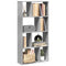 vidaXL Bookcase Concrete Grey 60x20x120 cm Engineered Wood